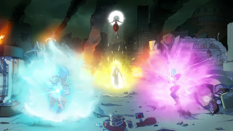 Goku, Future Trunks, Vegeta vs Zamasu, Dragon Ball Live Wallpaper
