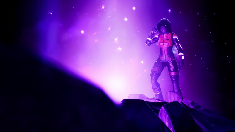 Dark Voyager Fortnite Skin Space 8K Live Wallpaper