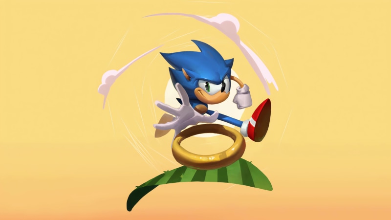 Retro Games. Sonic The Hedgehog 4K Live Wallpaper