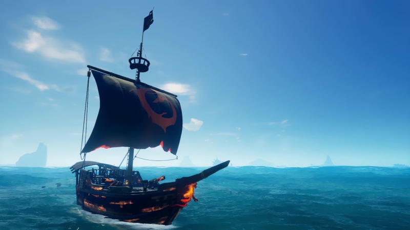 Sea Of Thieves, Sloop Ashen Dragon 4K Live Wallpaper