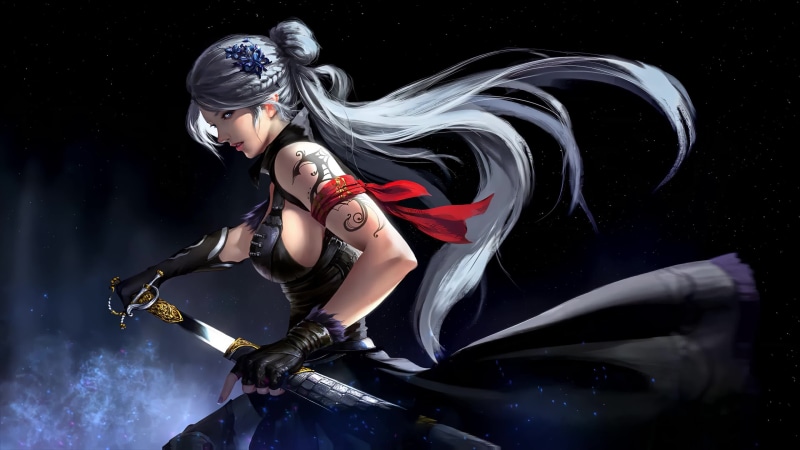 Fantasy Warrior Girl, Samurai Babe 4K Live Wallpaper