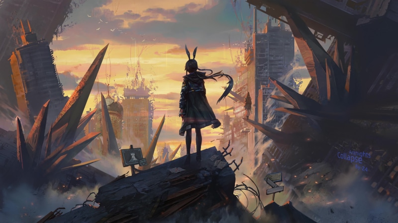 Collapse, Arknights, Ruined City, Fantasy 4K Live Wallpaper