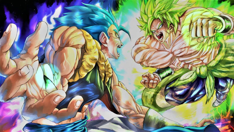 Broly vs Gogeta, Dragon Ball Super 4K Live Wallpaper