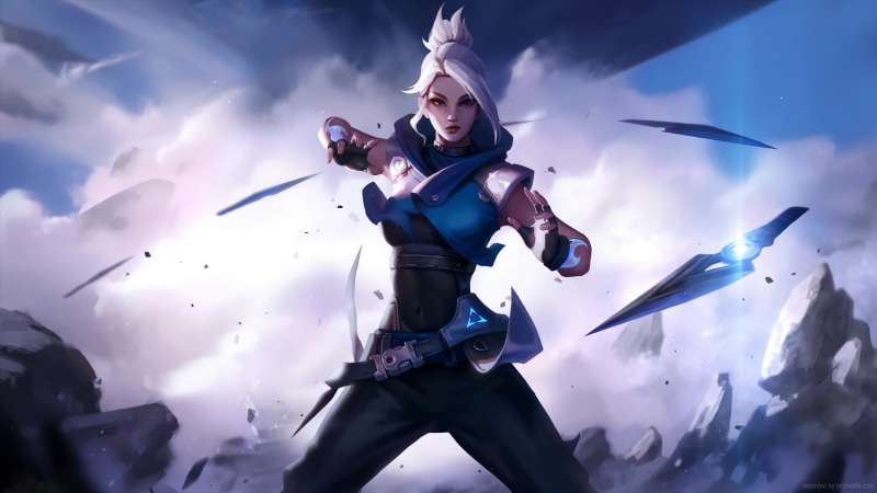 Kunai Jett, Blade Storm, Valorant Game 4K Live Wallpaper