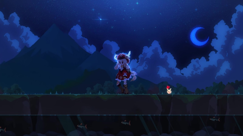 Klee Trip, Genshin Impact, Pixel Art 4K Live Wallpaper