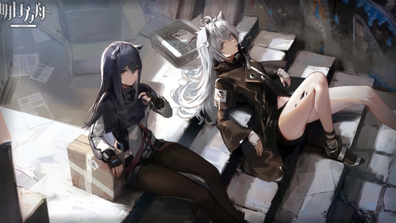 Texas And Lappland, Rest Time, Arknights 4K Live Wallpaper