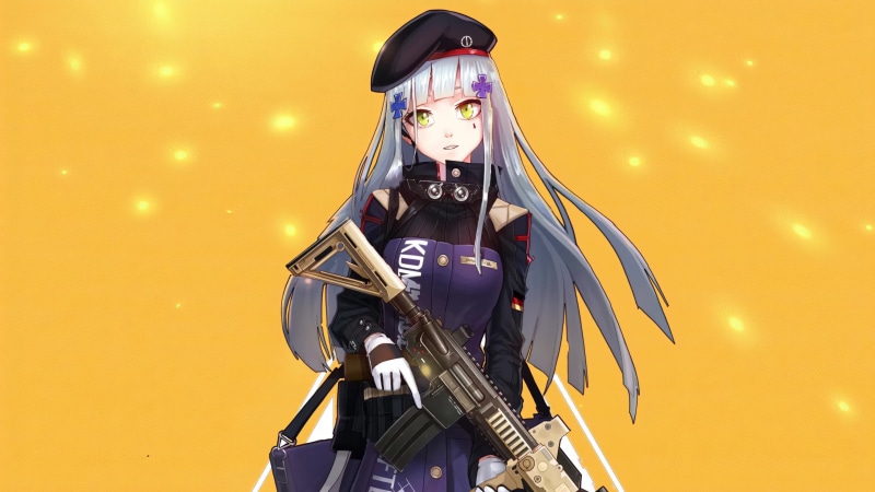 HK416 Girls’ Frontline Game 4K Live Wallpaper