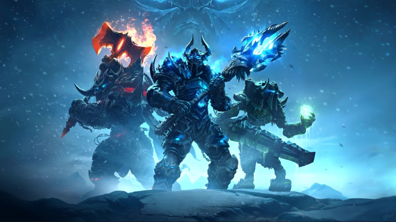 Live Death Knights World Of Warcraft 4K Live Wallpaper