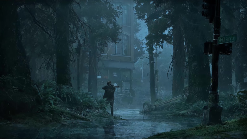 The Last Of Us II Game, Rainy Day 4K Live Wallpaper