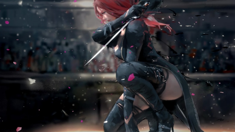 Burning Rose, Arena, Blade, Ghost Blade 4K Quality Live Wallpaper