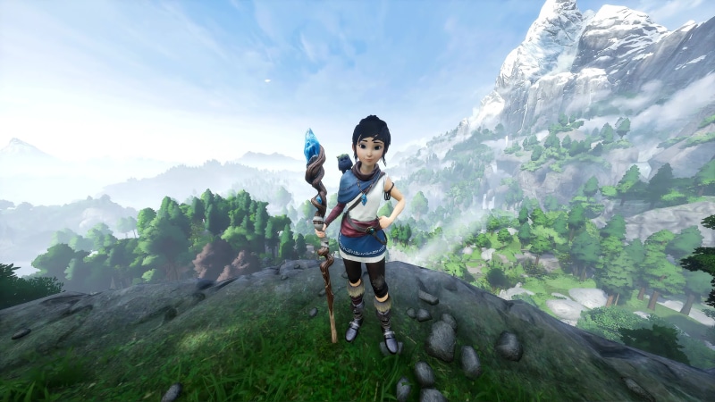 KENA Bridge Of Spirits and Small Cute Rot Live Wallpaper