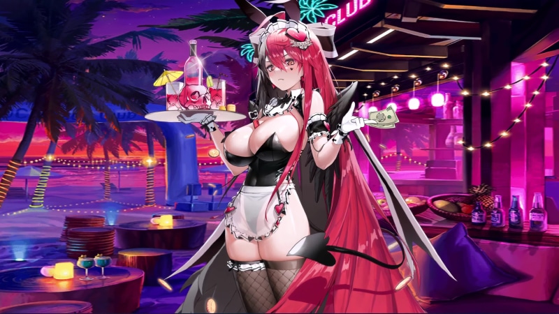 Bunny Girl Samael, Waitress Girl, Destiny Child Live Wallpaper