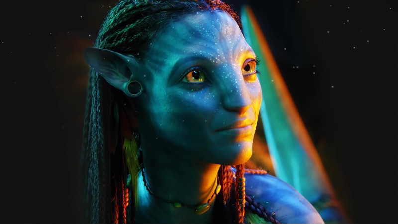 Neytiri, Firelight, Avatar 2 The Way of Water, Movie 4K Quality Live Wallpaper