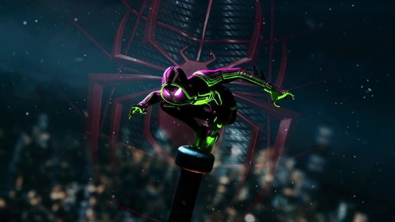 Superhero, Neon Spider-Man, Dust 4K Quality Live Wallpaper