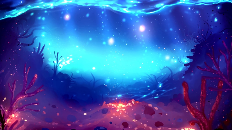 Beautiful Magical and Fantasy Underwater World Live Wallpaper