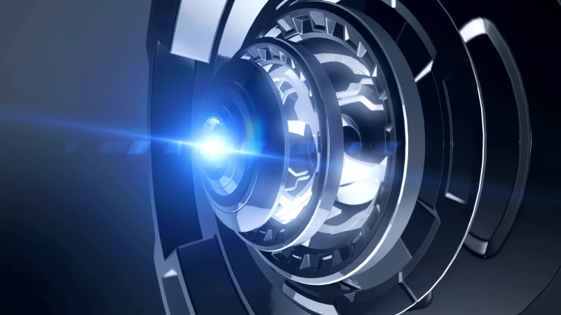 Mechanism Emitting a Beam Of Light Energy Live Wallpaper