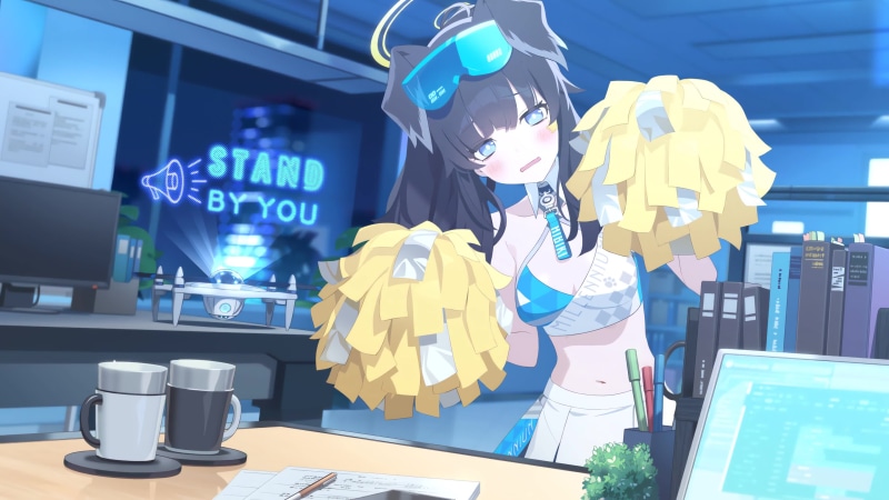 Blue Archive | Hibiki (Cheerleader) | 4k 60 Live Wallpaper