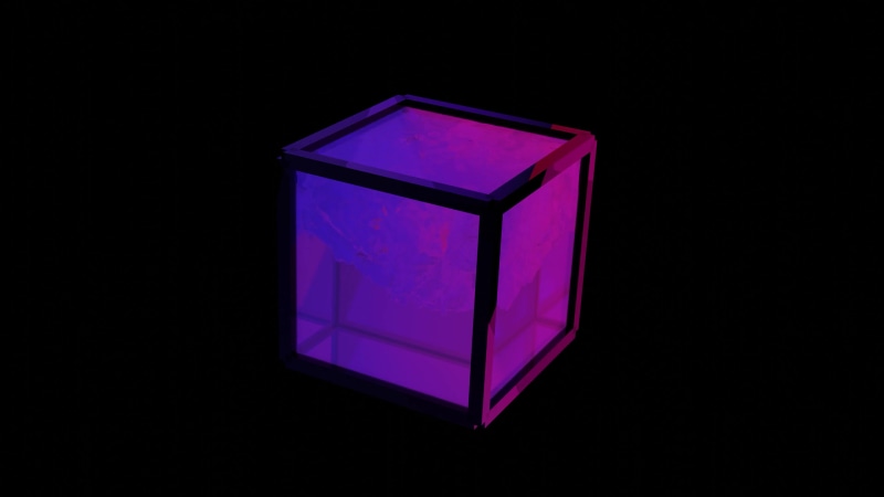 Cube with water Live Wallpaper