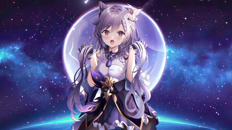 Original God carved clear starry sky Live Wallpaper