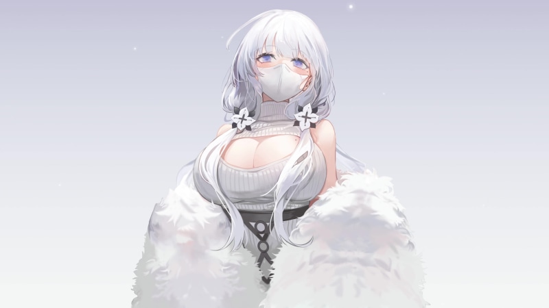 Azur Lane Mask Glitter Live Wallpaper
