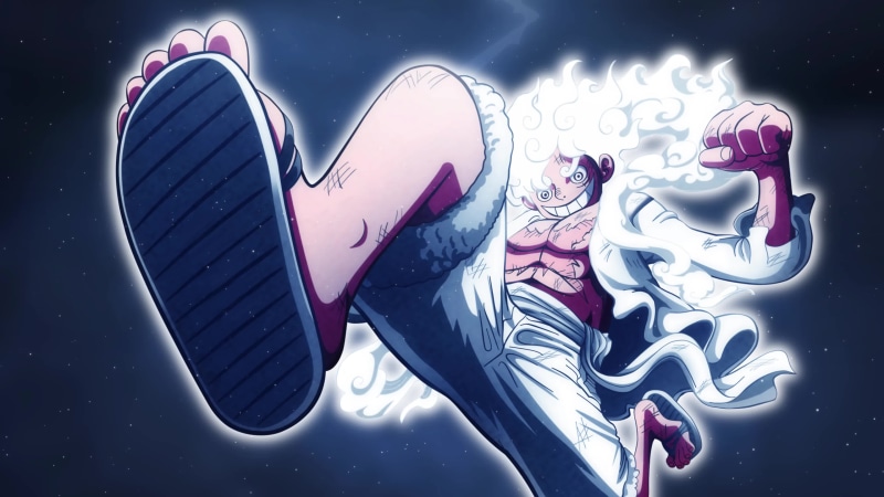 Luffy Gear 5 vs Kaido Gigant Live Wallpaper