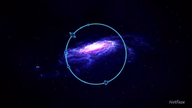 Different visual music in the Milky Way Live Wallpaper