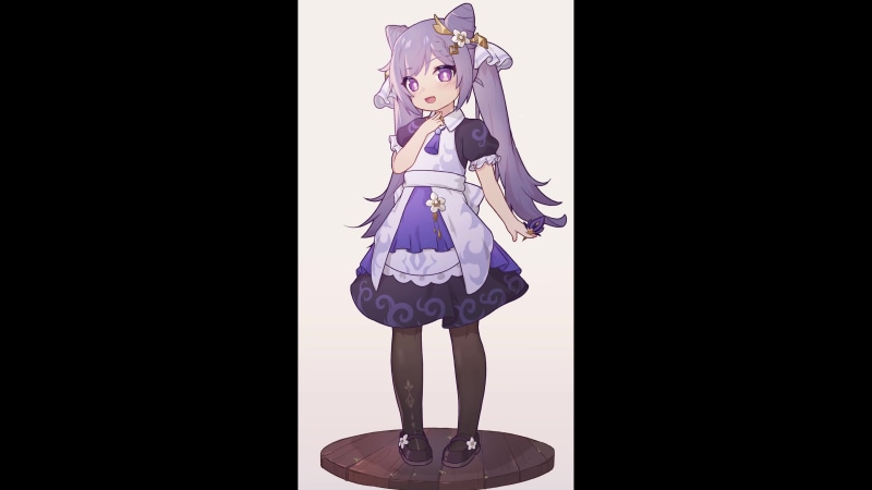keqing wants to see you genshin impact for android Live Wallpaper
