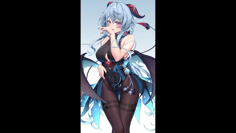 Gorgeous Succubus Facet of Genshins influence for android Live Wallpaper