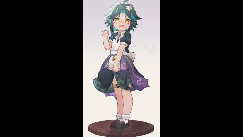 Xiao is shy about this kind of Genshin Impact for android Live Wallpaper