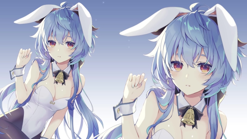 Ganyu in Bunny costume sexy Genshin Impact Live Wallpaper