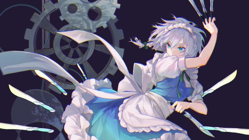 Touhou Project Izayoi Sakuya Live Wallpaper