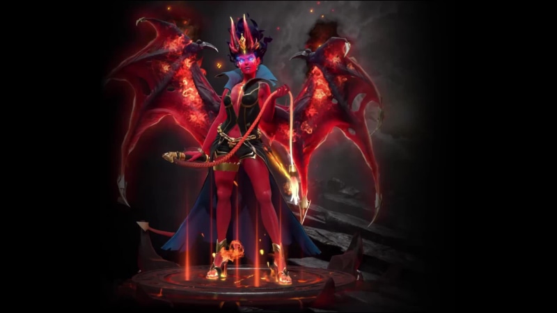 Queen of pain dota 2 arcana Live Wallpaper
