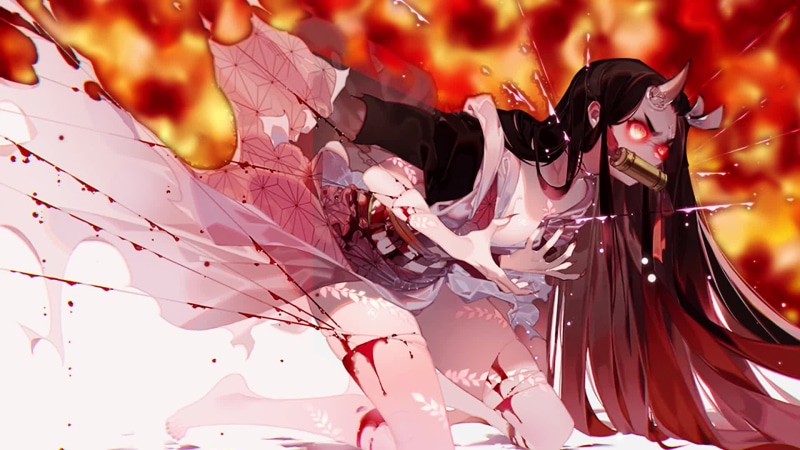 Demon Slayer Kimetsu no Yaiba Nezuko Kamado Live Wallpaper