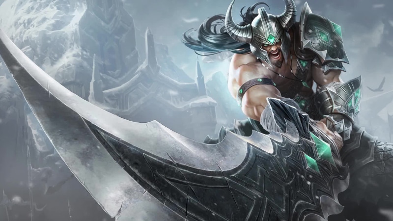 The Barbarian King Tryndamene League of Legends Live Wallpaper