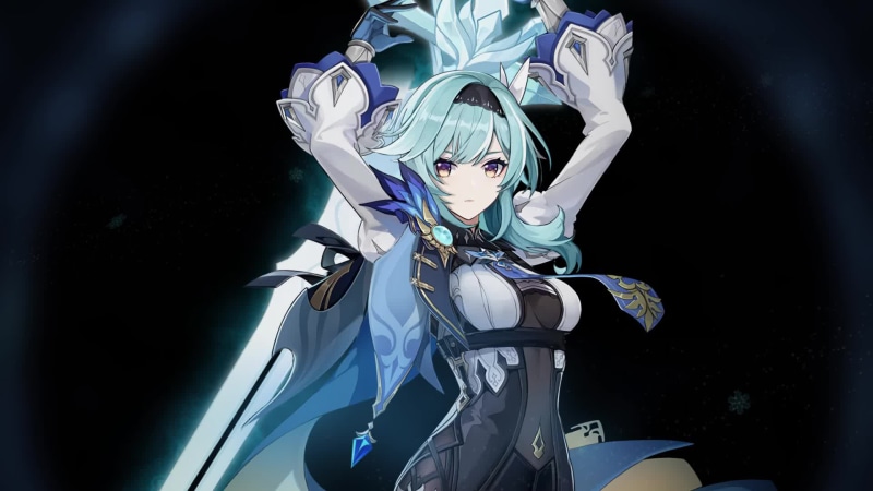 Genshin Impact Eula is also beautiful as always Live Wallpaper