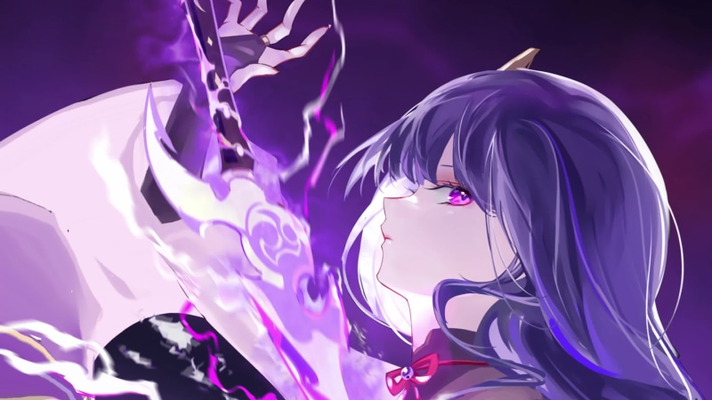 Genshin Impact Baal Raiden Shogun Cybust Live Wallpaper