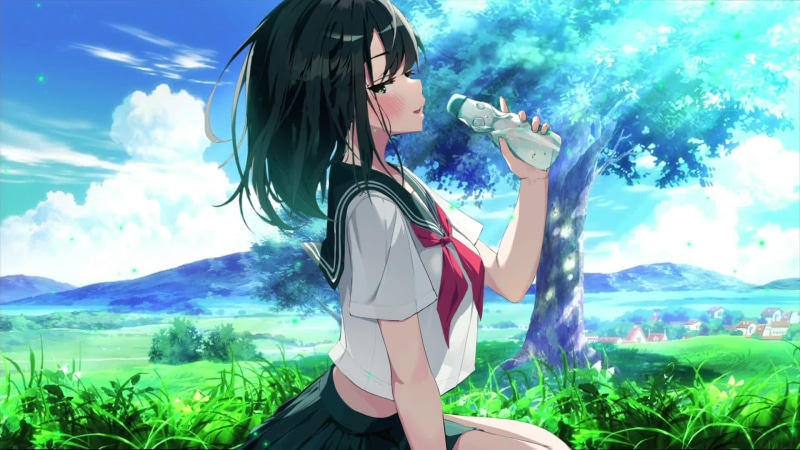 This girl is so beautiful in the fresh air Live Wallpaper