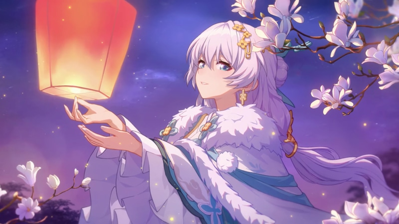 Benghuai Guoji De Lisa Stargazing CG Live Wallpaper