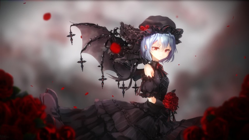 The ever bright red new moon Live Wallpaper