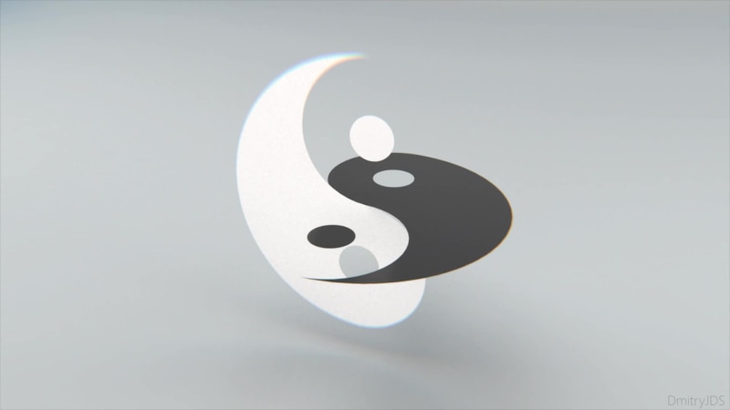 Yin and Yang Grey Live Wallpaper