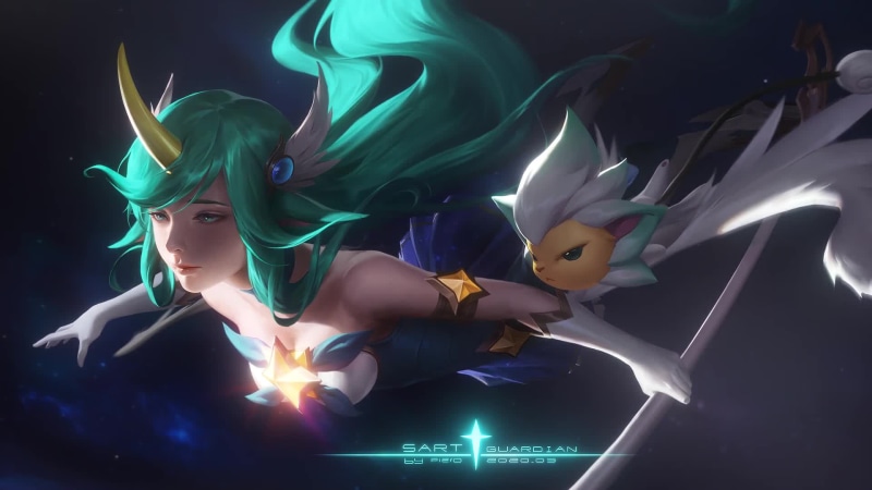 Sart guardian Soraka League of Legends Live Wallpaper