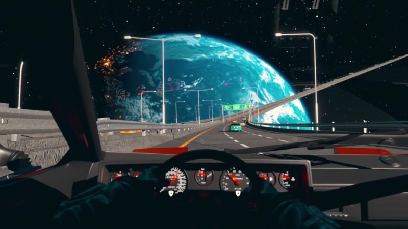 Space Drive Live Wallpaper