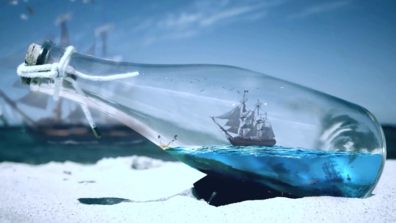 Ship in a bottle Live Wallpaper