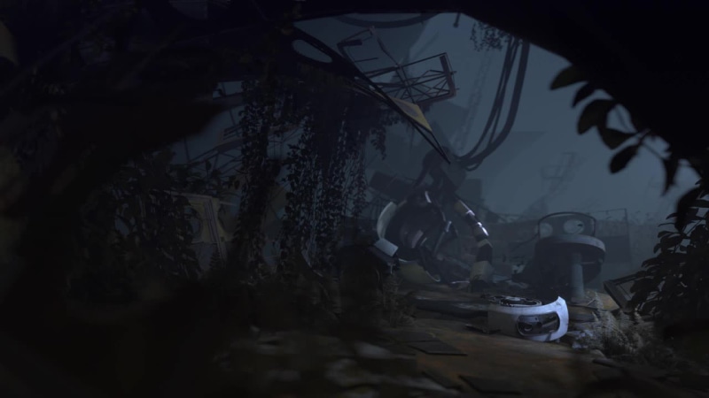 First act menu-Portal 2 Live Wallpaper