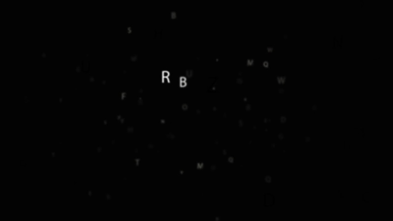 The movement of the letters Live Wallpaper