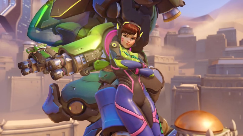Overwatch D.va Nano cola Live Wallpaper