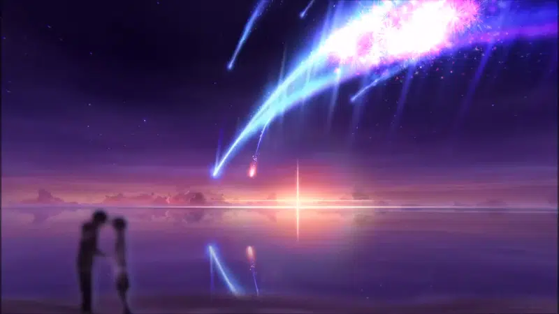 comet, anime, arts, landscapes - nature, comet tiamat, your name Live Wallpaper