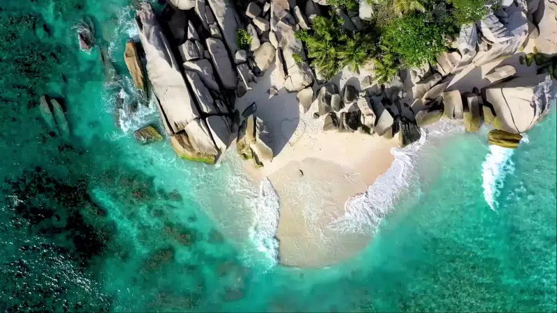 beach, landscapes - nature, island, sea, coast, sand, the waves Live Wallpaper