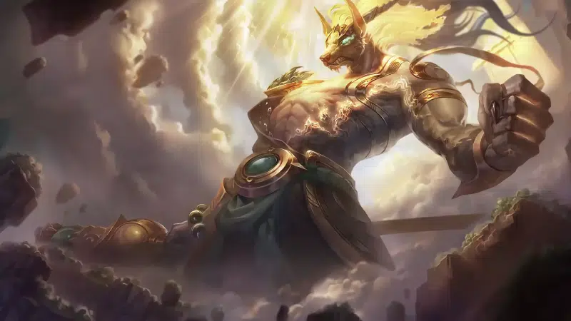 games, lunar guardian, anime, arts, lol, nasus, league of legends Live Wallpaper