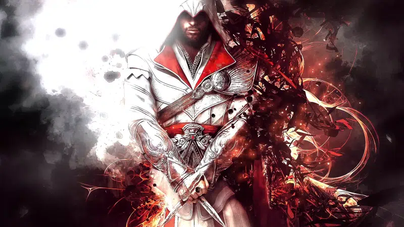 assassin’s creed, games, ezio, arts Live Wallpaper